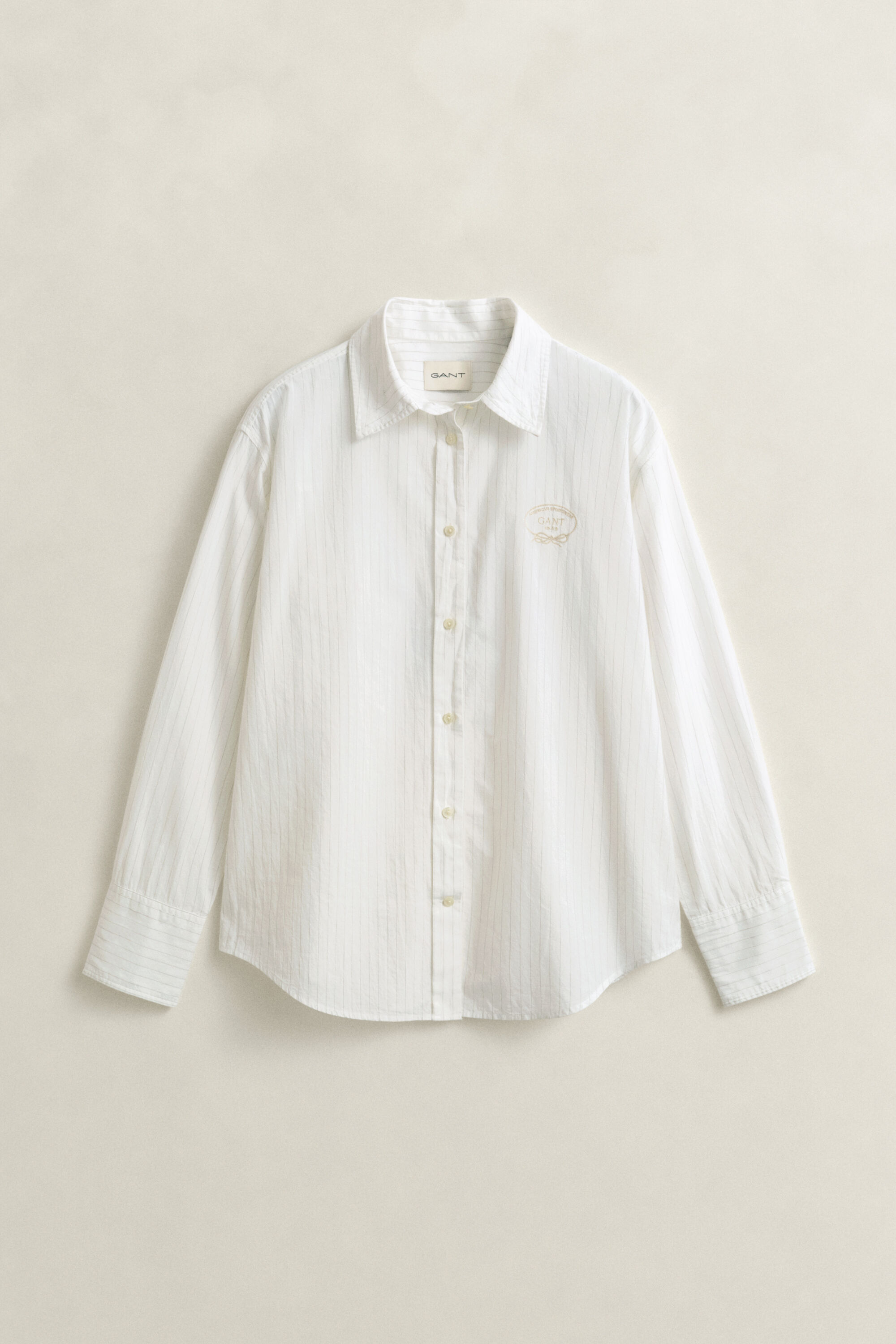 Striped Embroidered Shirt