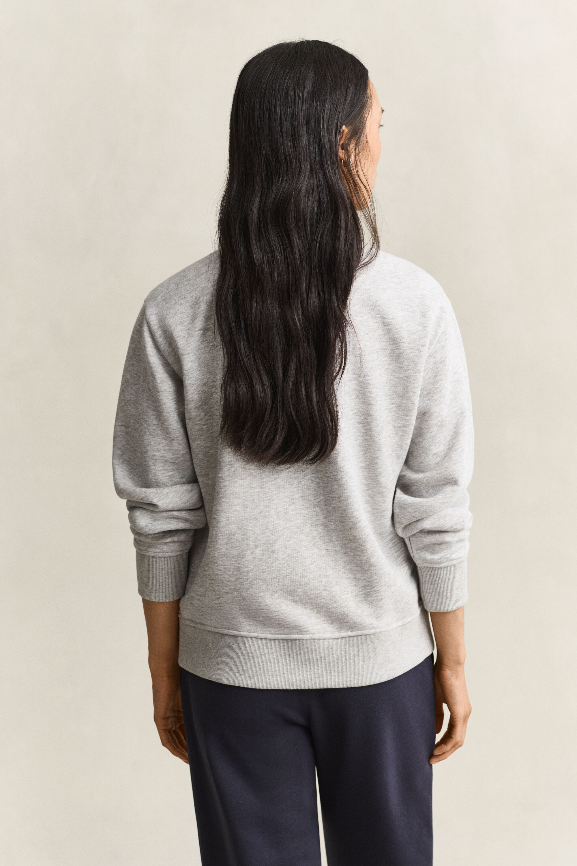 Shield Sweatshirt — LIGHT GREY MELANGE