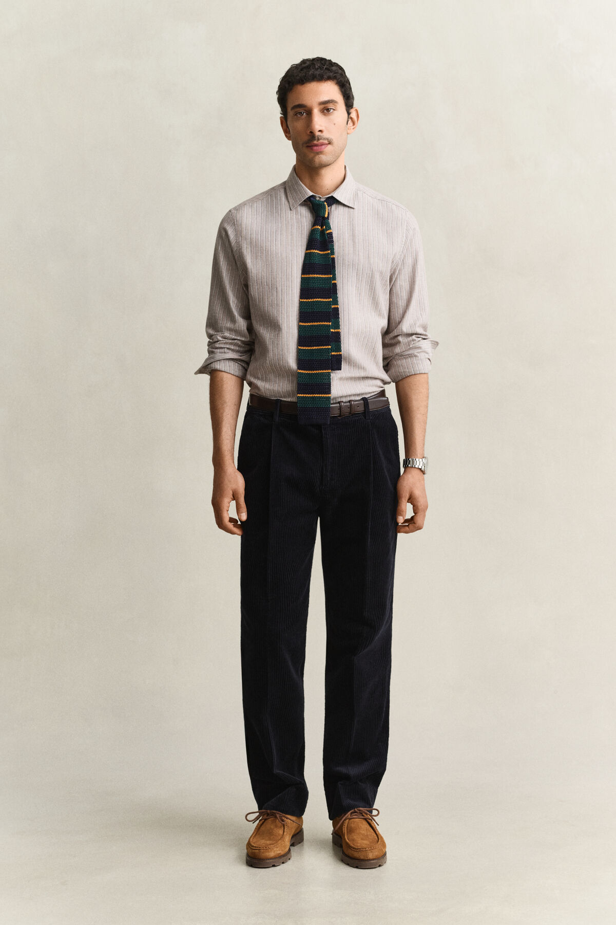 Corduroy Suit Pants — EVENING BLUE