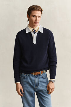 Cotton Merino Rugger — EVENING BLUE 4