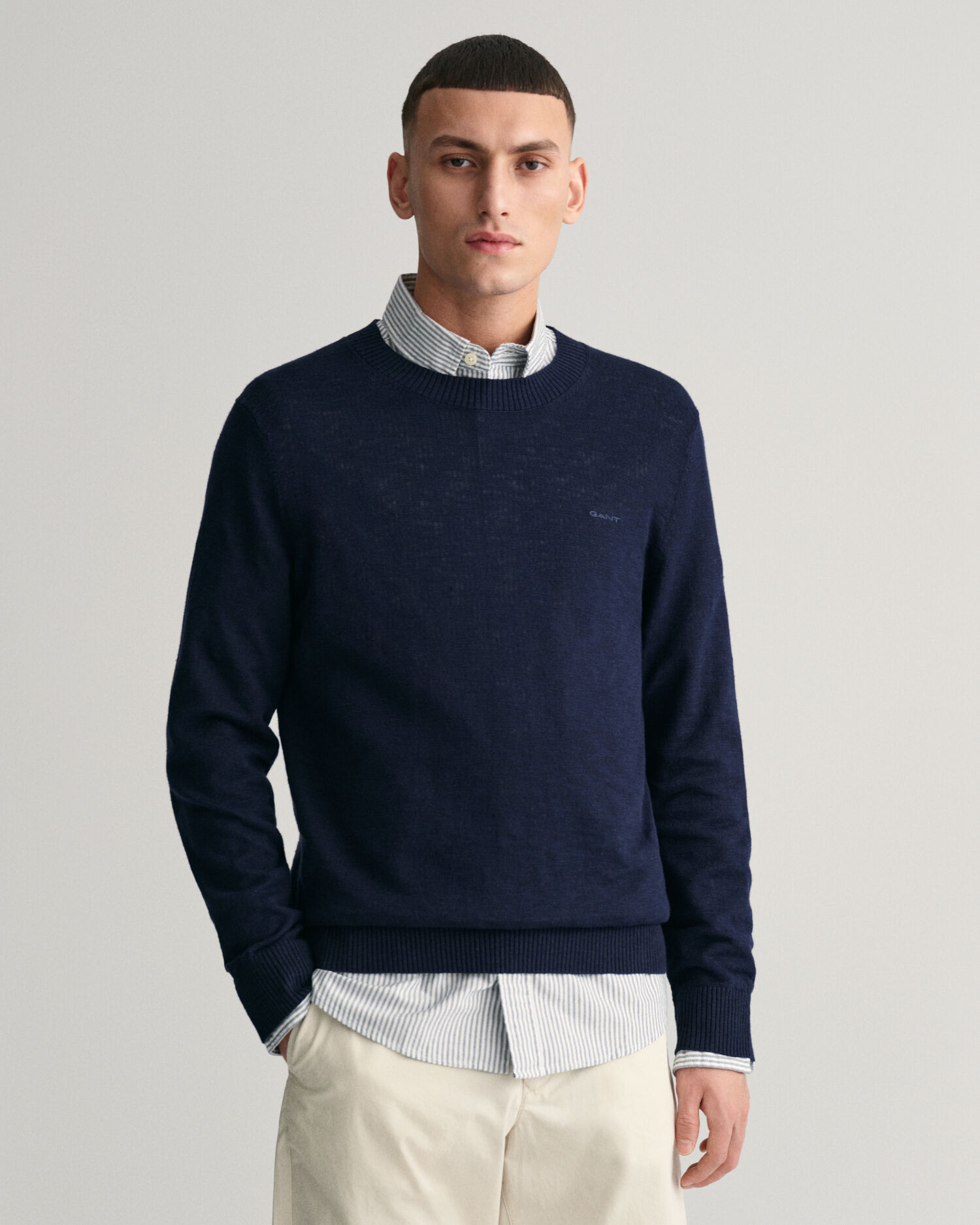 Crew Neck Sweaters | Menswear | GANT US