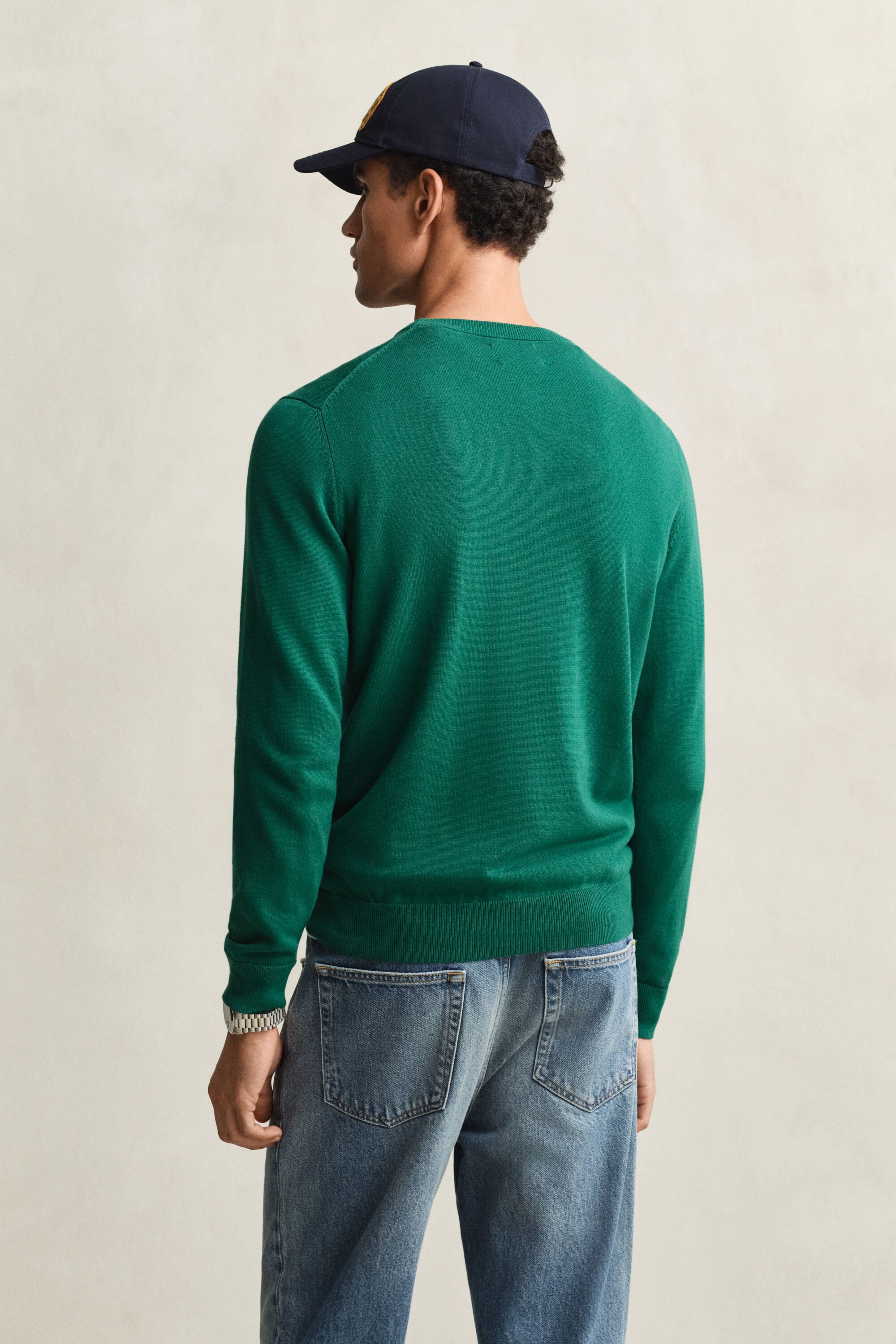 Cotton Crew Neck Sweater