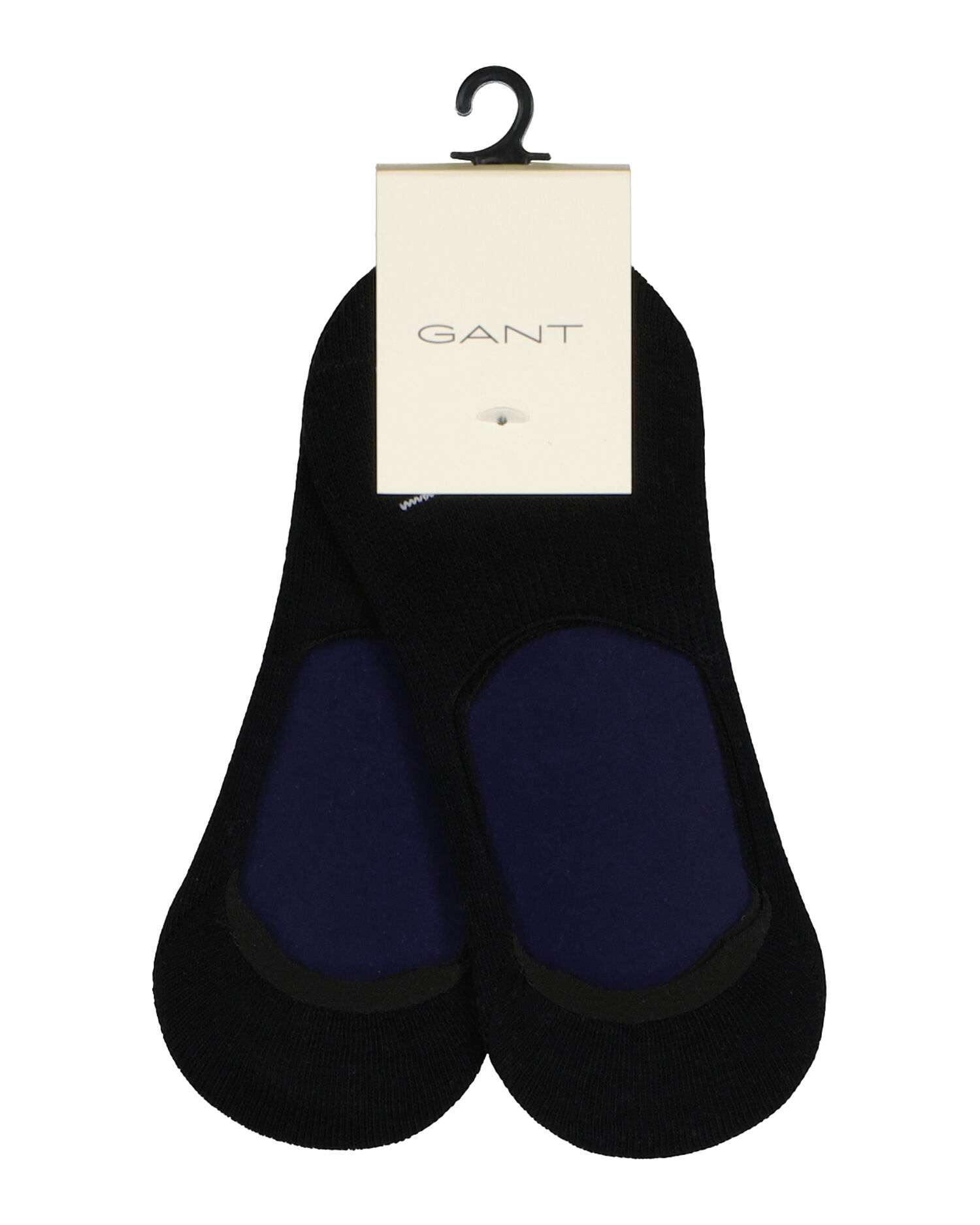 2-Pack Invisible Socks — BLACK (alternate view)