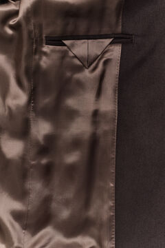 Twill Velvet Club Blazer — DEEP BROWN 3