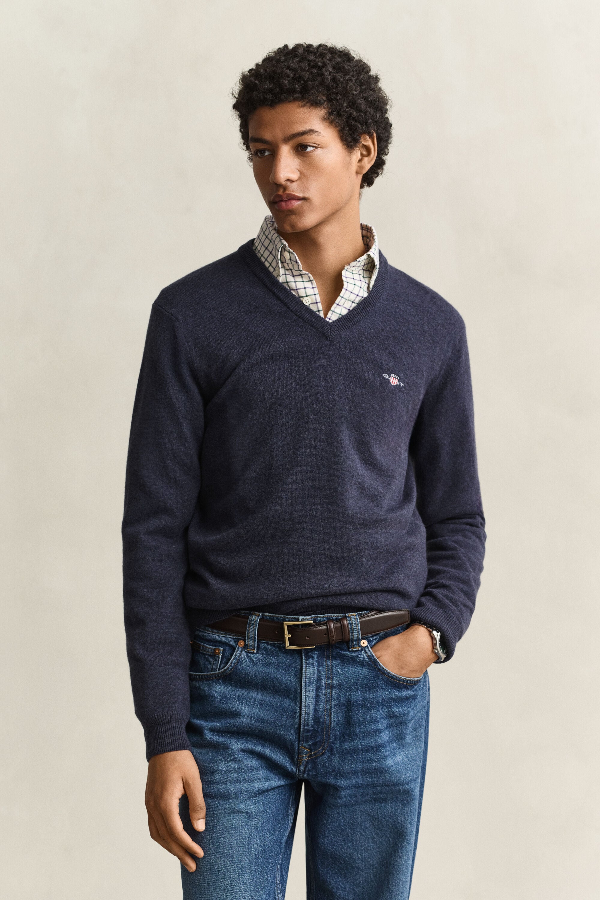 Lambswool V-Neck Sweater