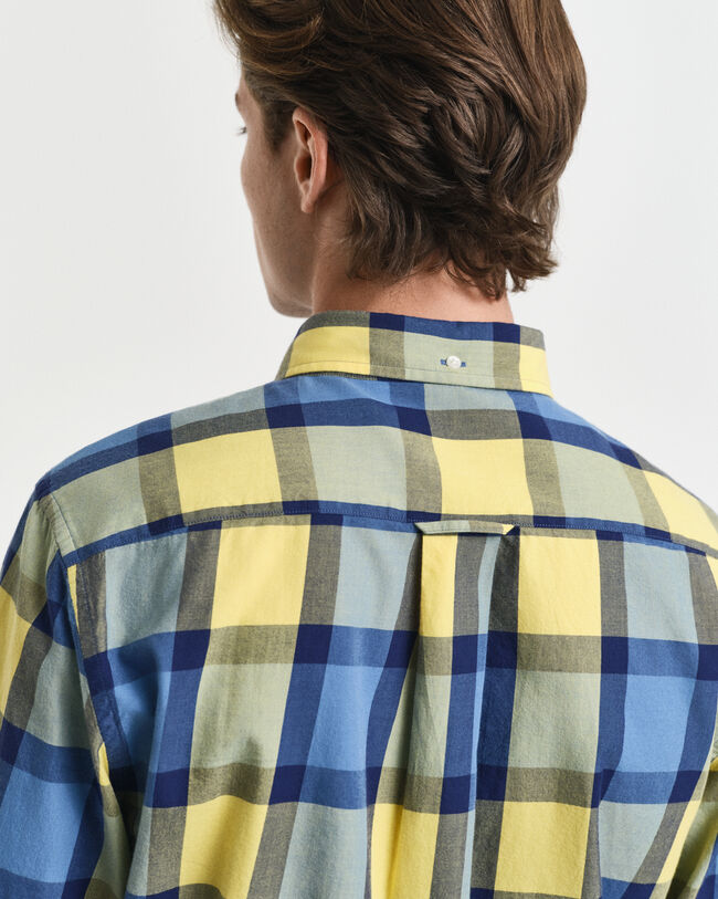 Relaxed Fit Checked Twill Shirt