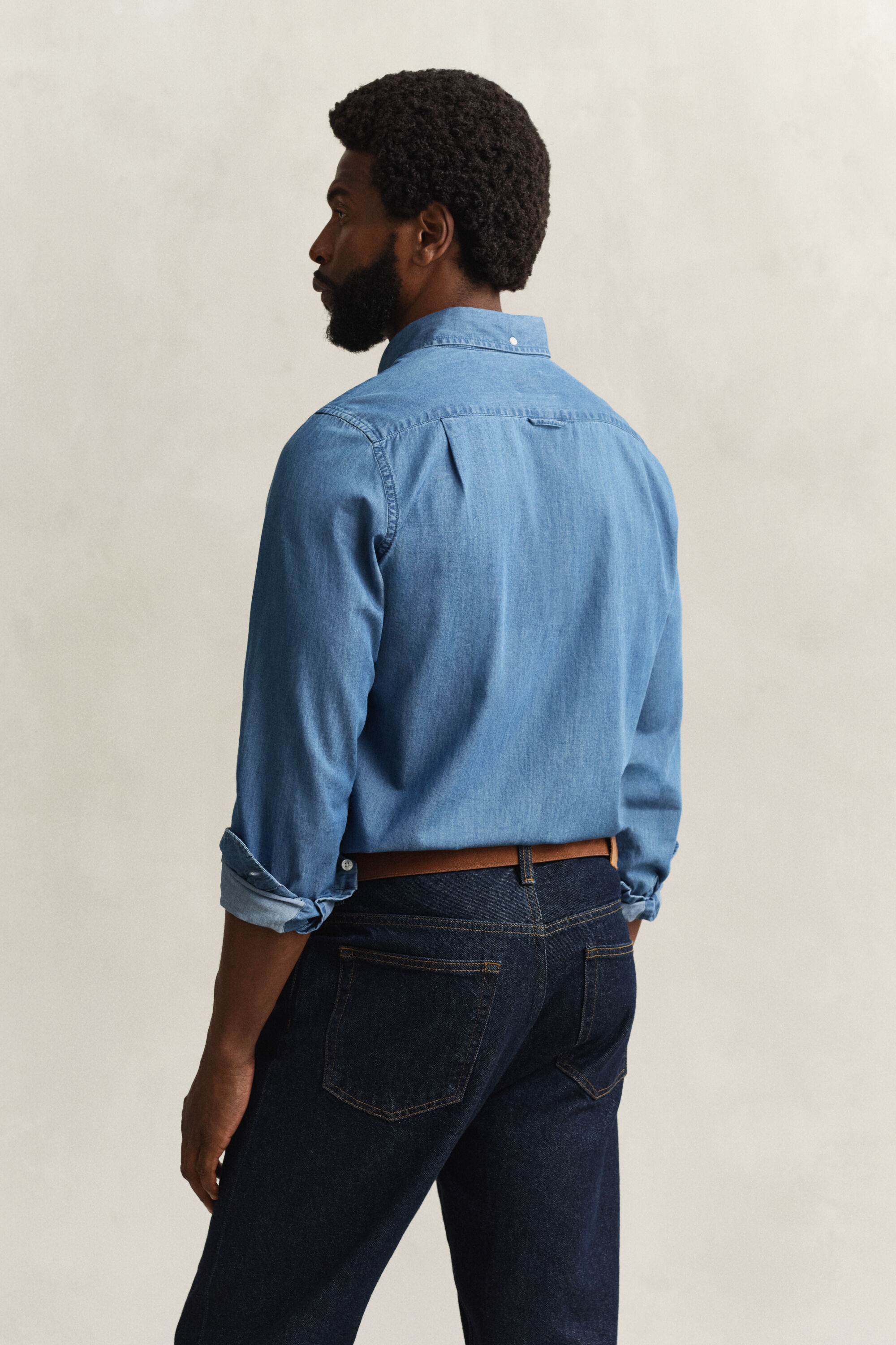 Slim Fit Indigo Shirt