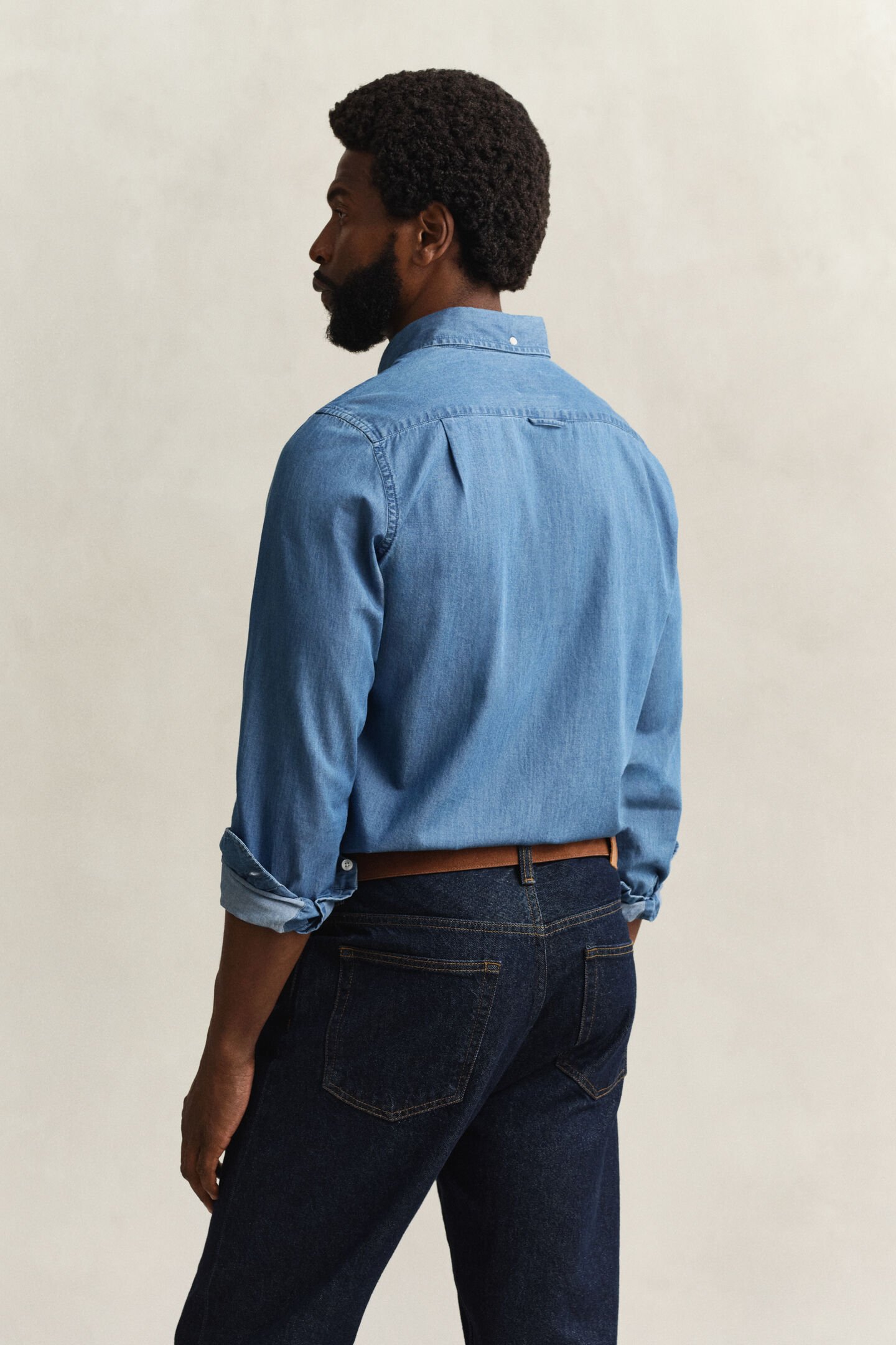 Slim Fit Indigo Shirt