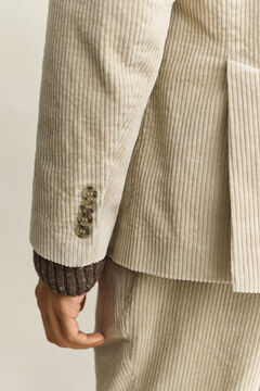 Corduroy Suit Jacket — CLAY BEIGE 4