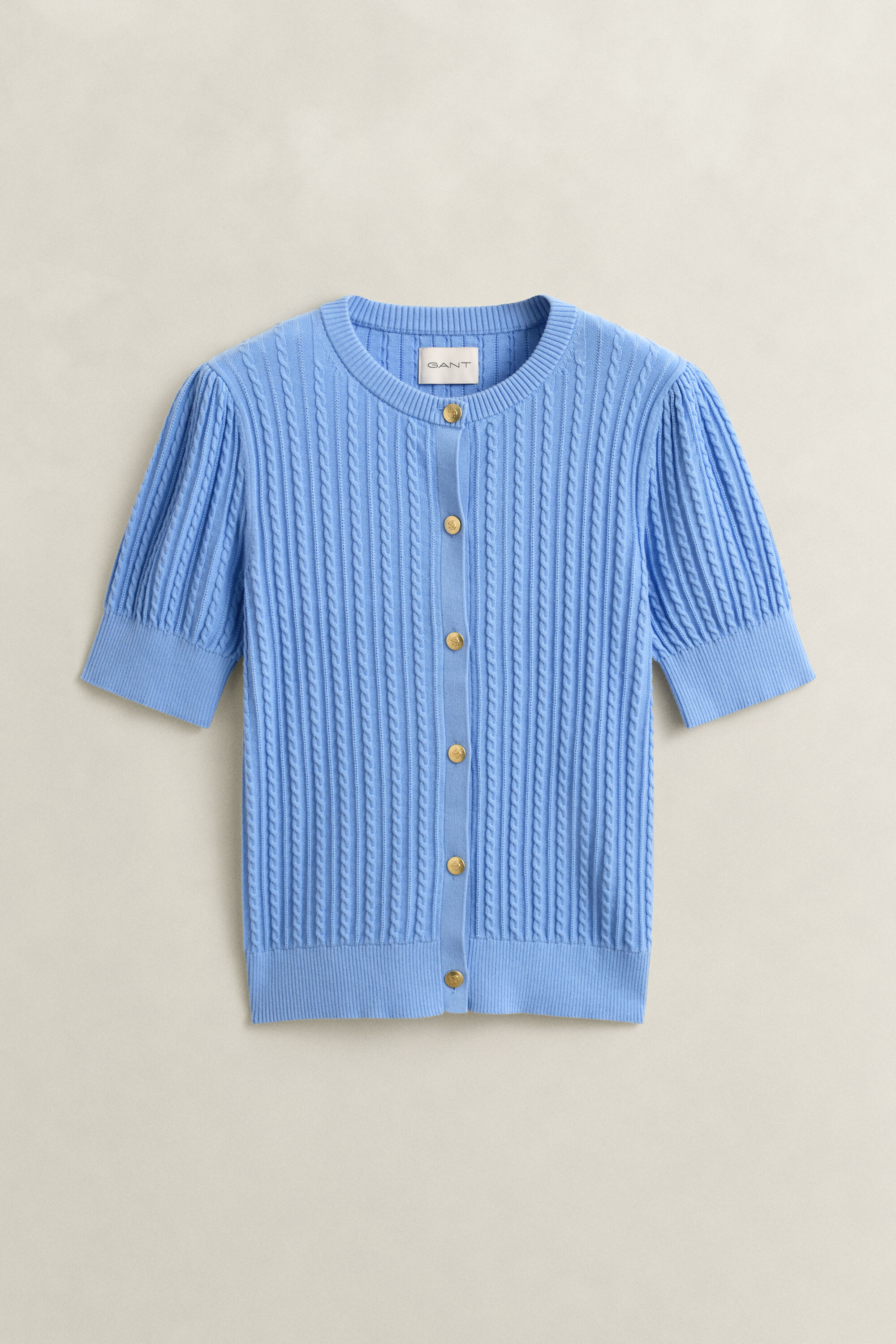 Cotton Cable Knit Cardigan