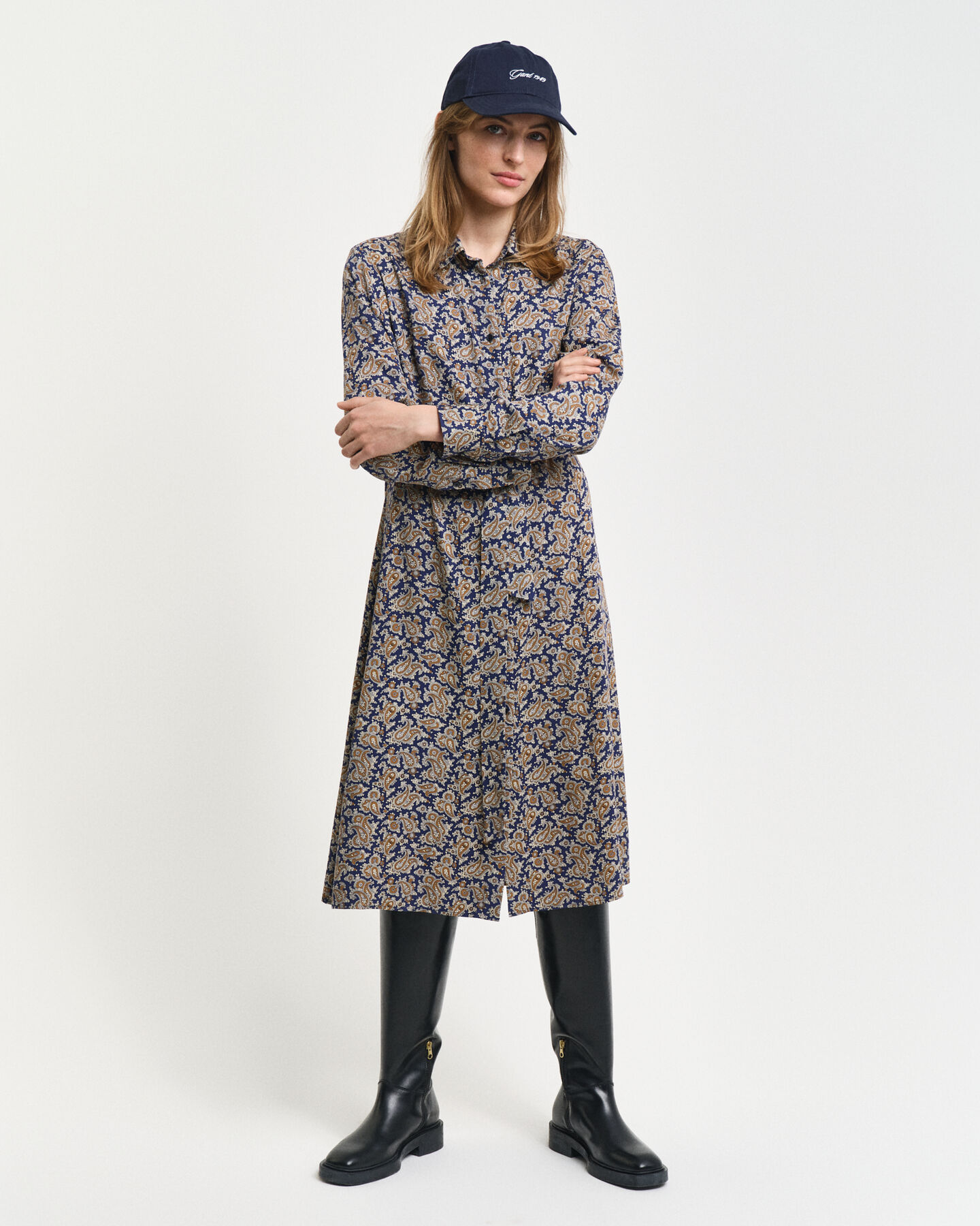 Paisley Shirt Dress