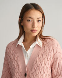 Textured Cotton Cardigan