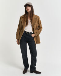 Wool Mid-Length Peacoat