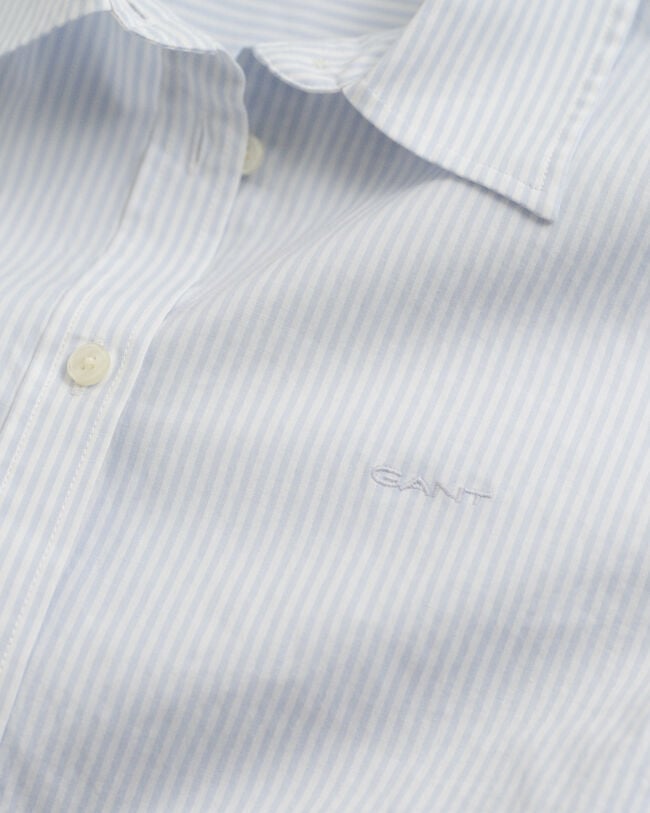 Slim Fit Striped Poplin Shirt