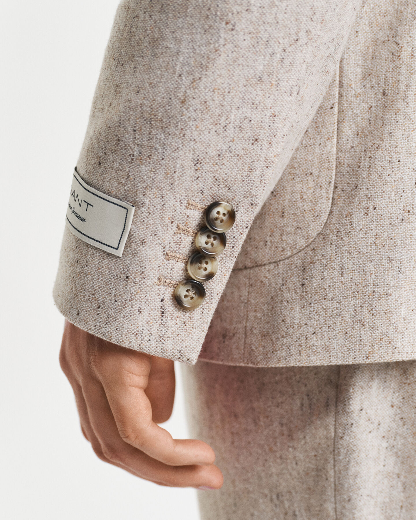 Slim Fit Donegal Suit Jacket