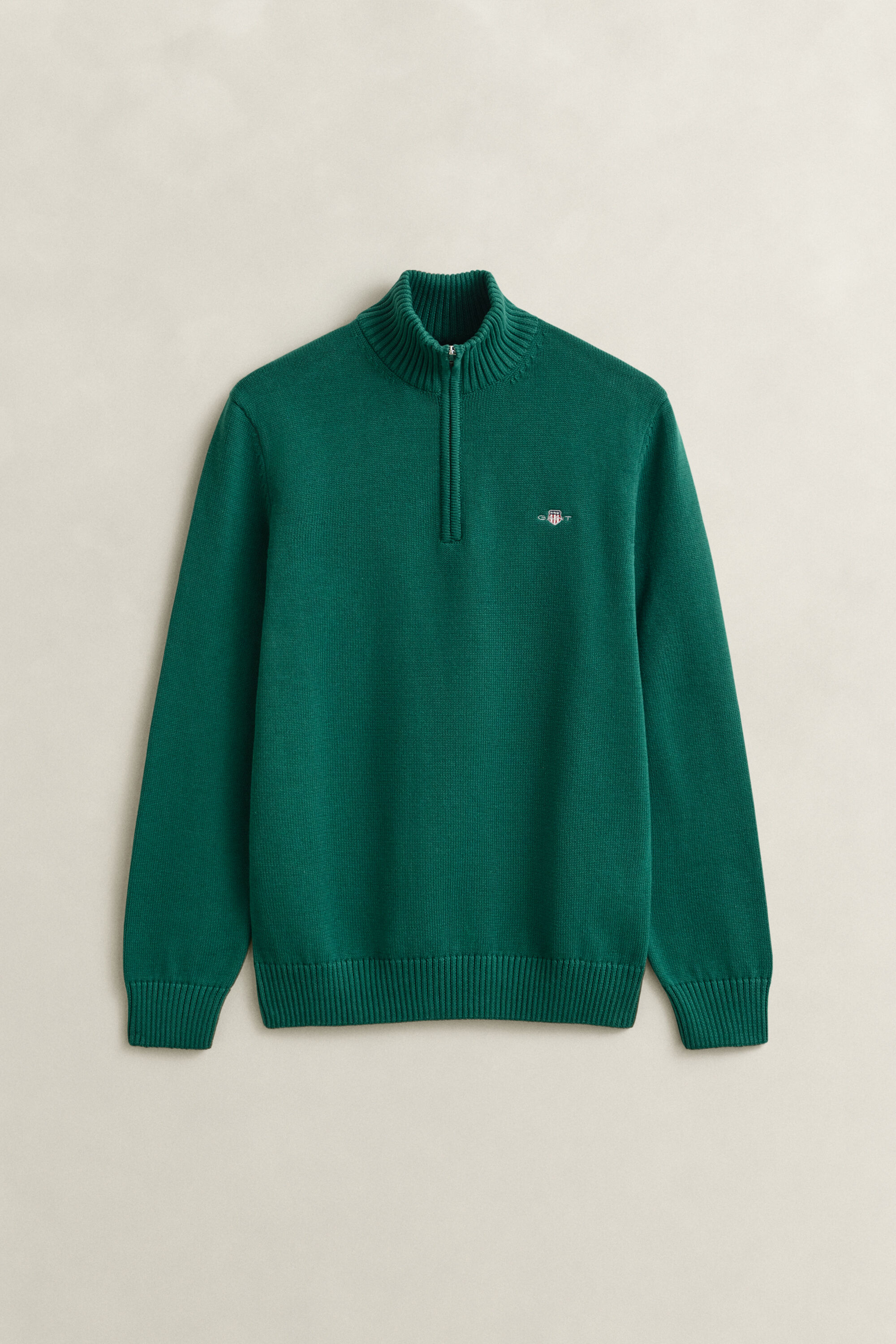 Casual Cotton Half-Zip Sweater