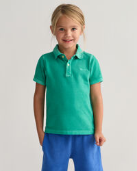 Kids Sunfaded Piqu&eacute; Polo Shirt