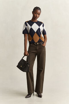 Relaxed Colored Jeans — SHADOW BROWN 7