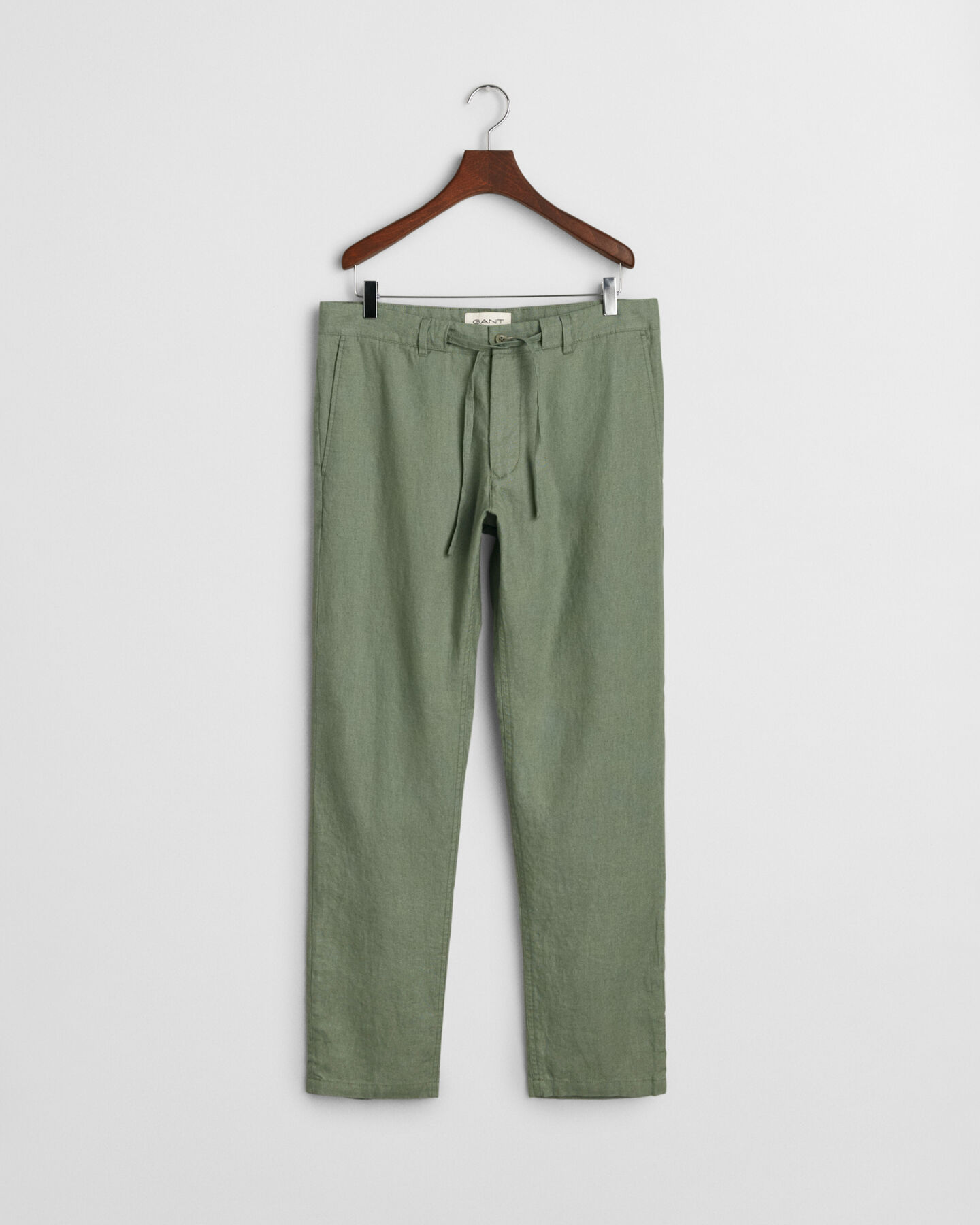 Relaxed Fit Linen Drawstring Pants