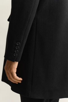 Wool Coat — BLACK 4