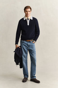 Cotton Merino Rugger — EVENING BLUE 5