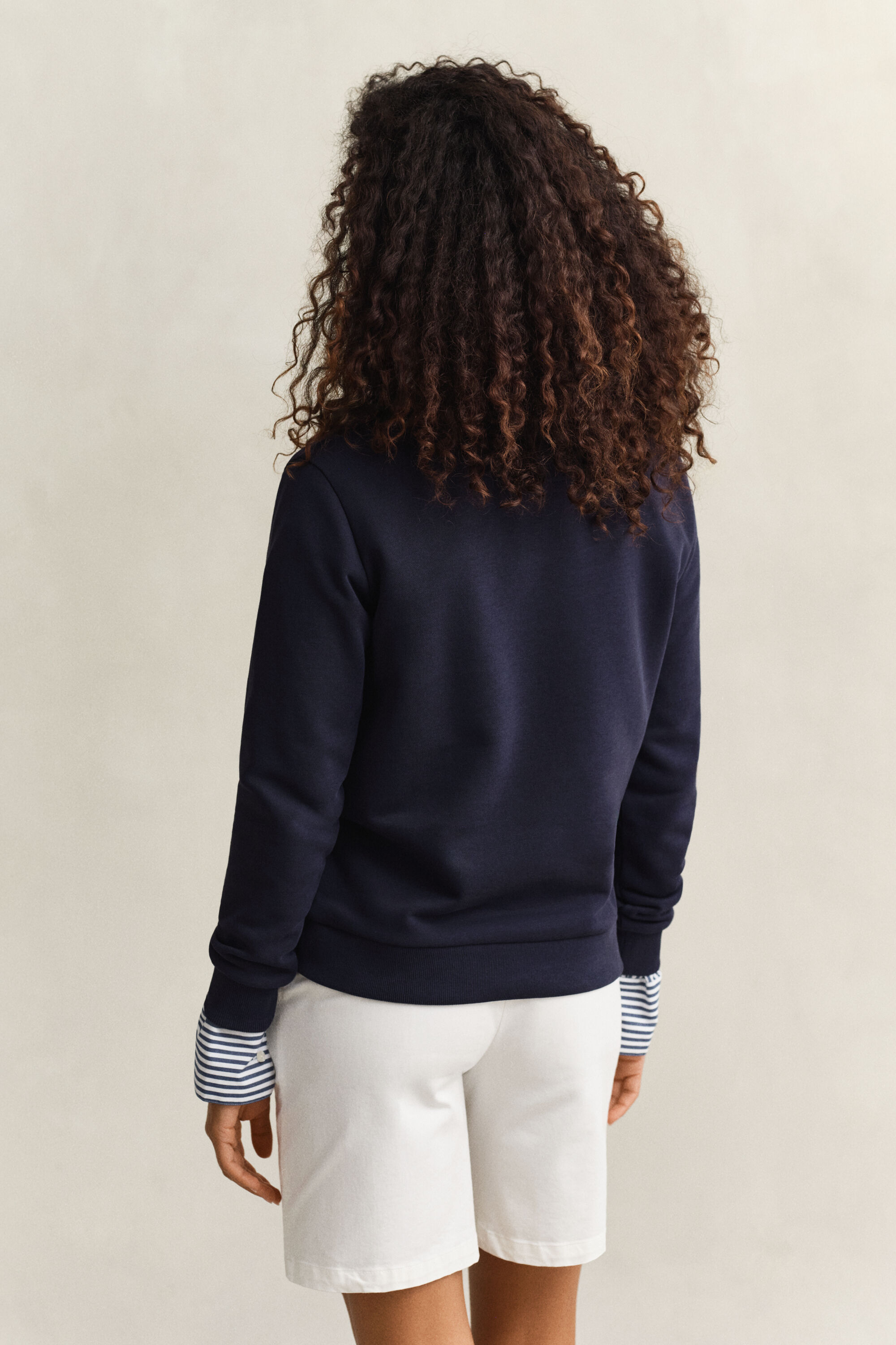 Tonal Shield Crew Neck Sweatshirt