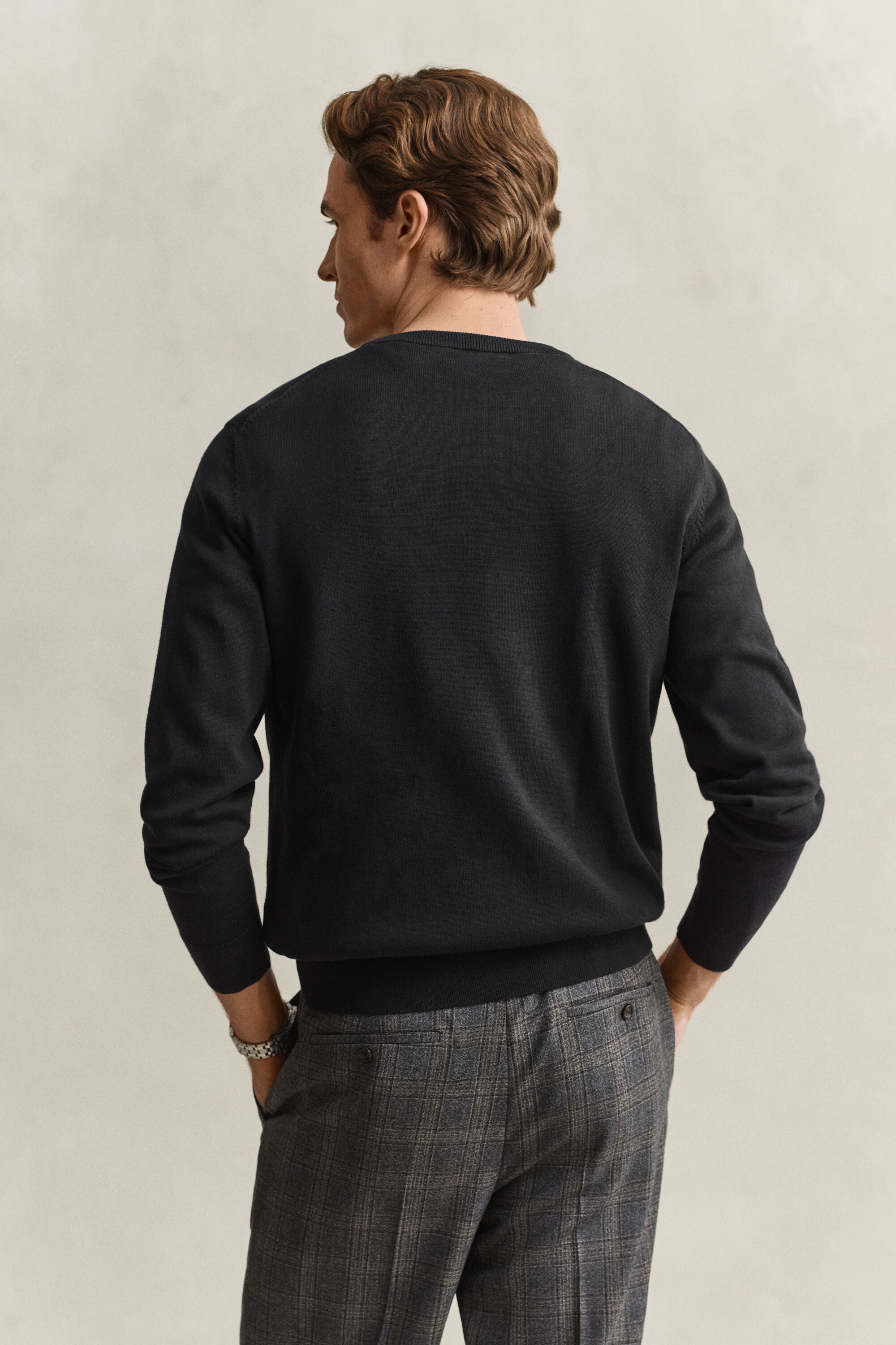Cotton Crew Neck Sweater