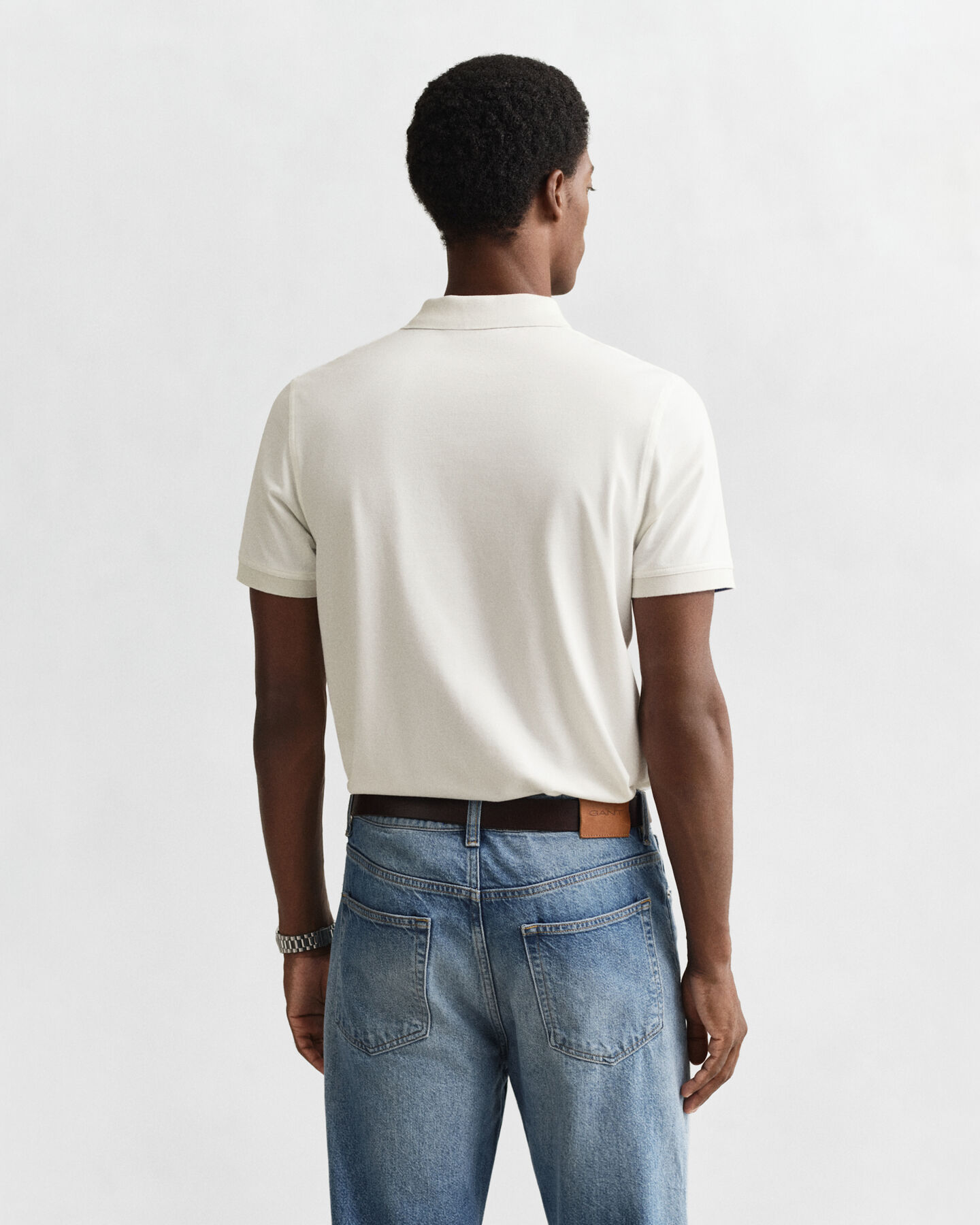 Contrast Piqué Polo Shirt