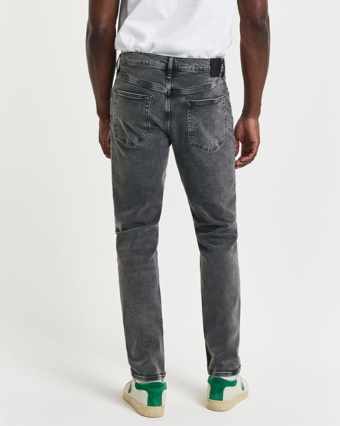 Slim Fit Black Wash Jeans