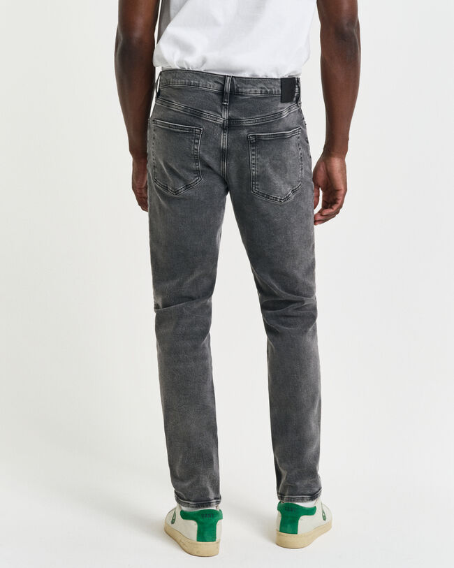 Slim Fit Black Wash Jeans