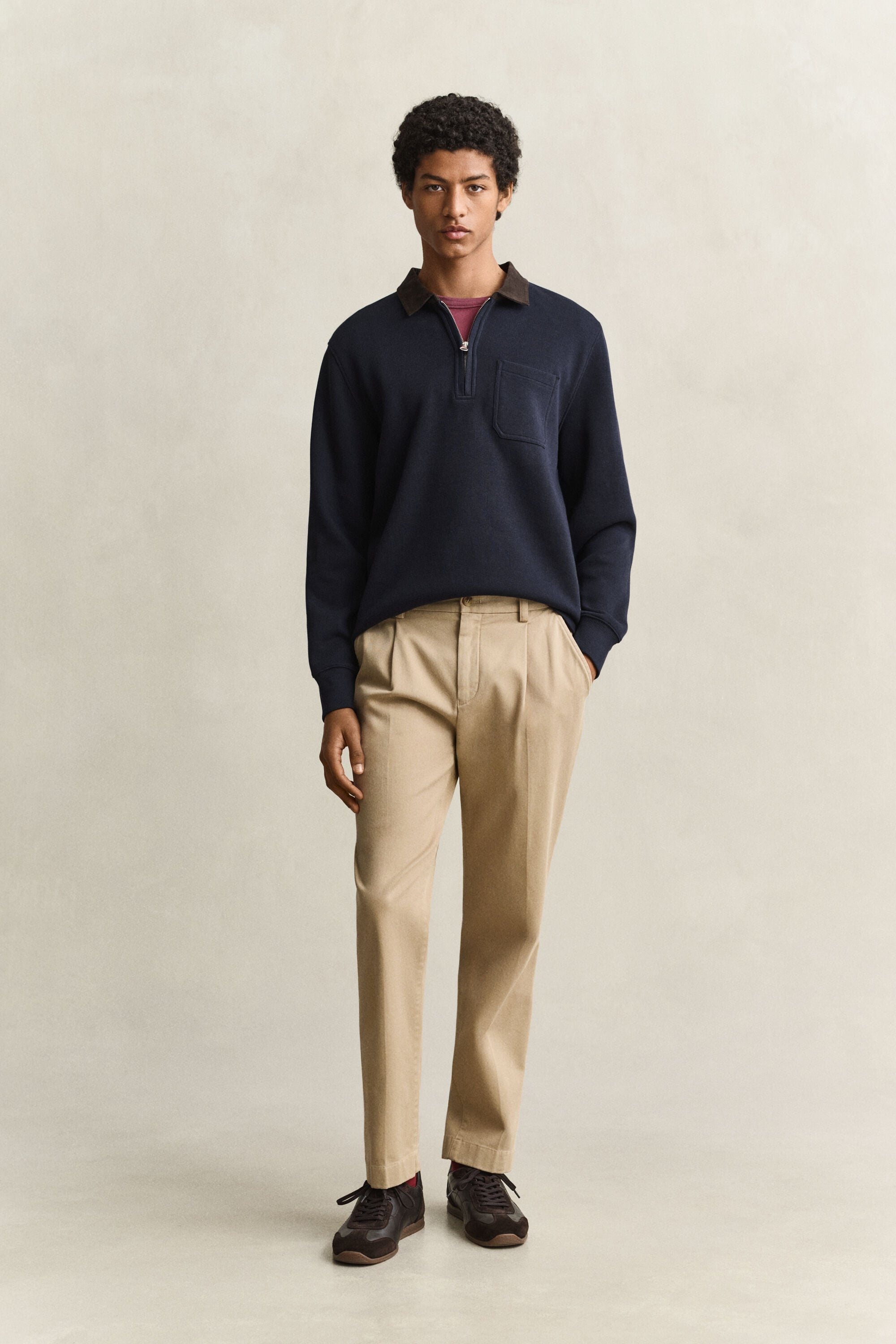 Half Zip Rugger