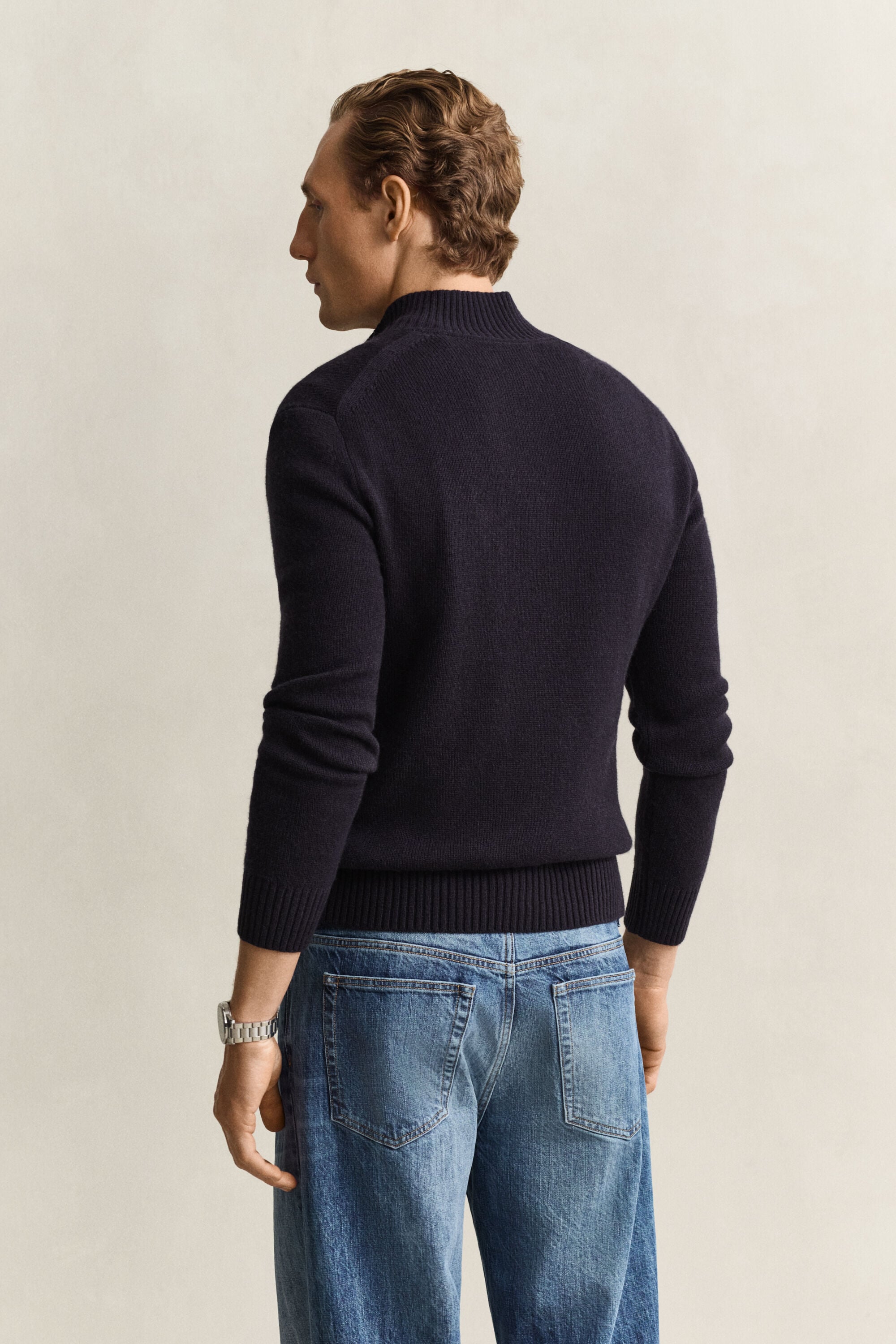 Cashmere Half-Zip Sweater