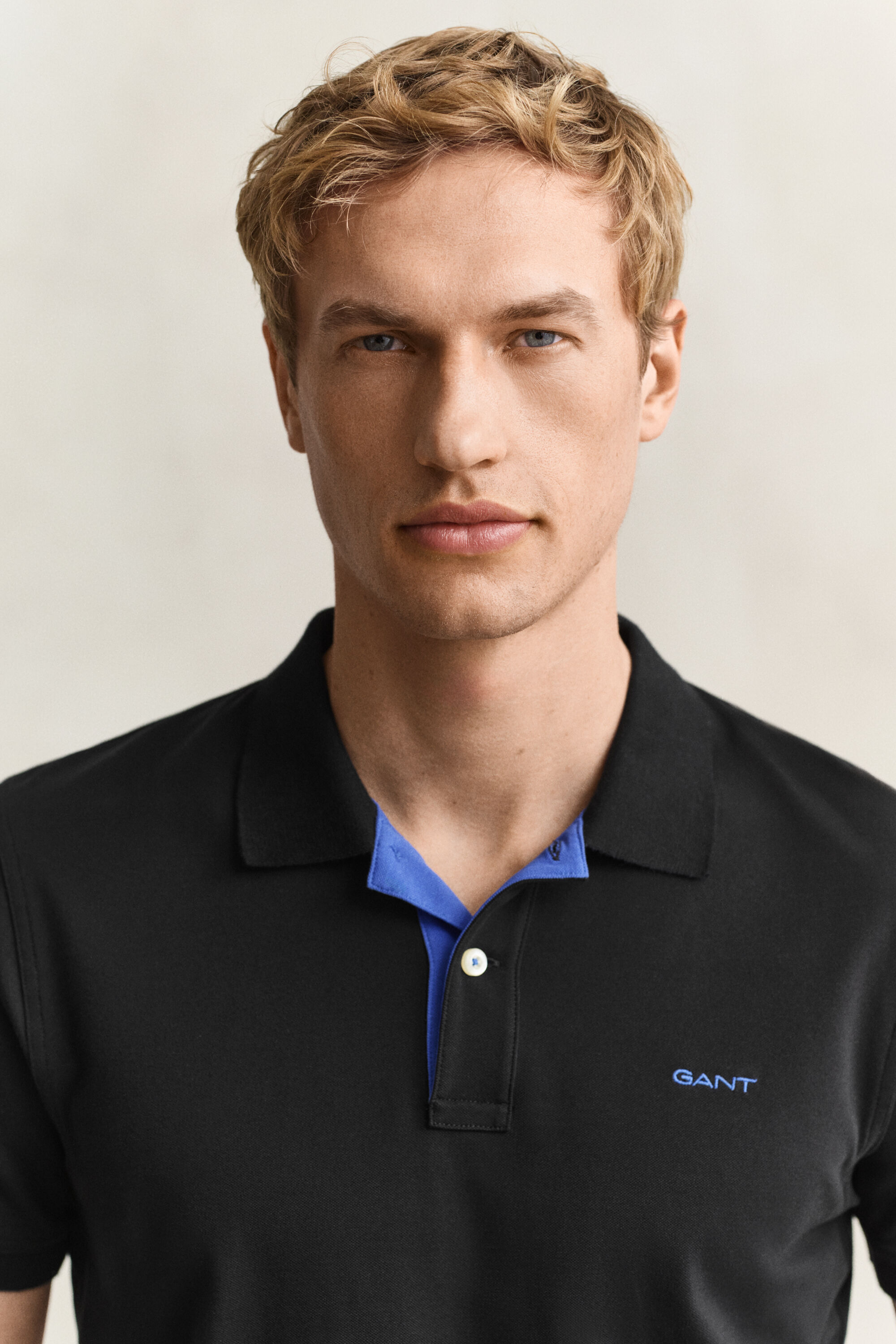 Contrast Piqué Polo Shirt