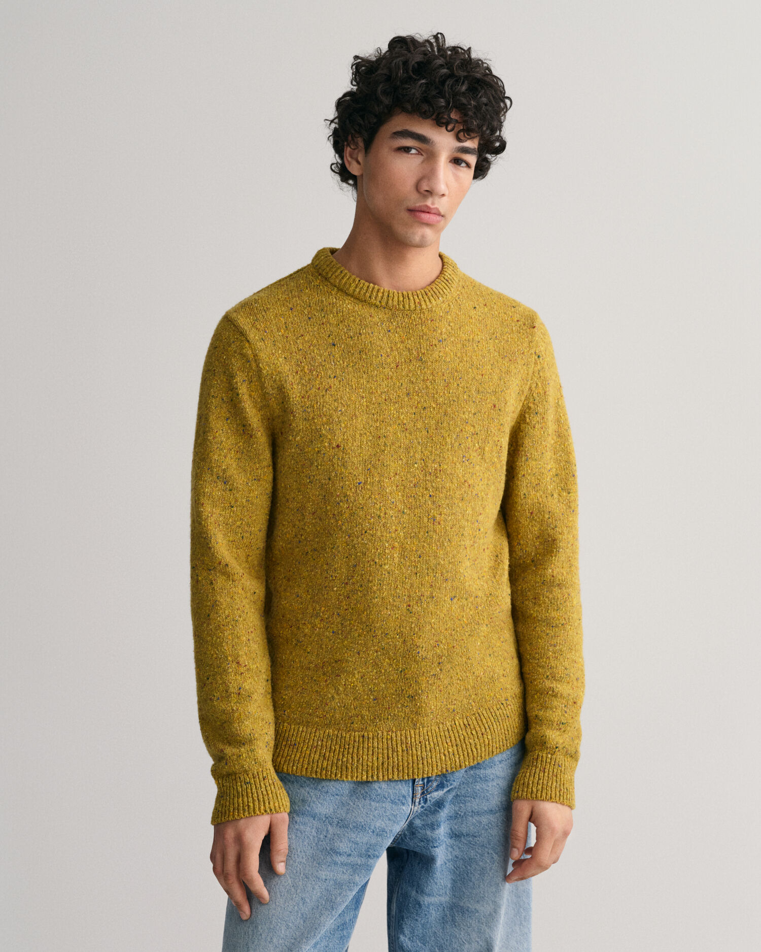 Wool Nepps Crew Neck Sweater - GANT