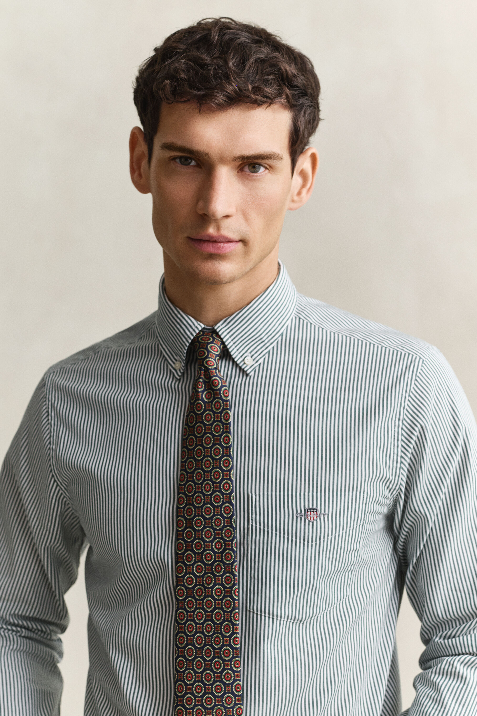 Classic Regular Striped Poplin Shirt