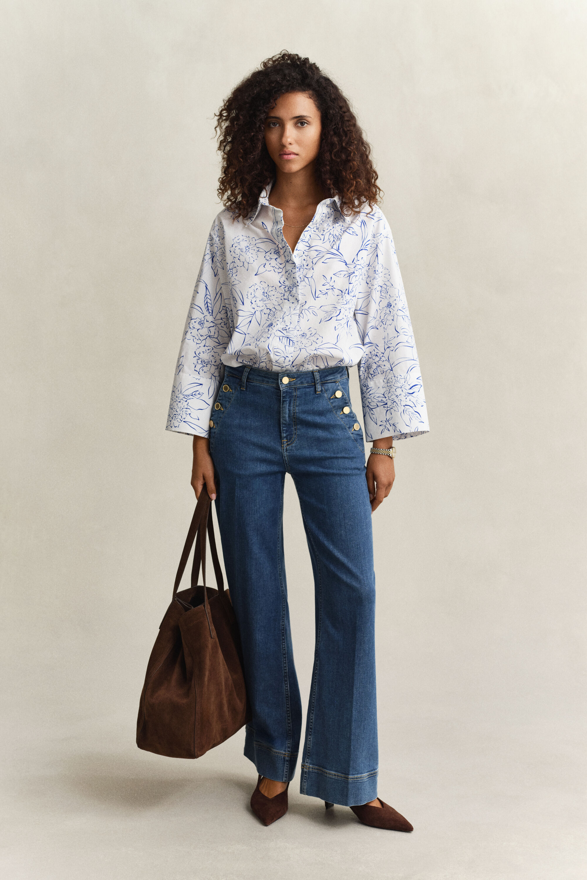 Floral Poplin Shirt