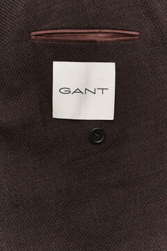 Wool Club Blazer — BLACK BROWN 5