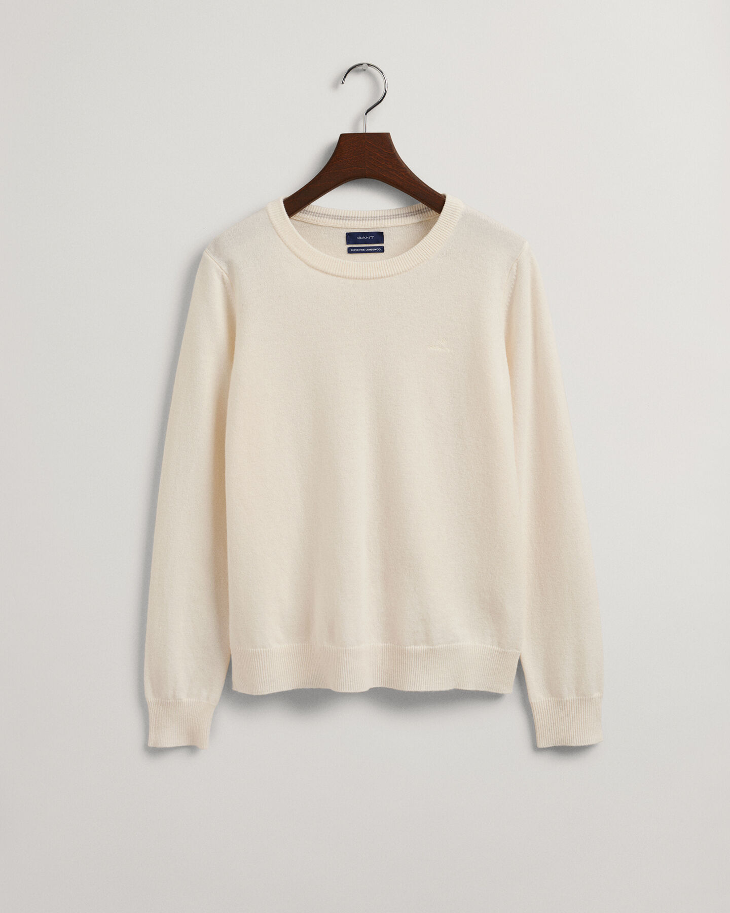 Super Fine Lambswool Crew Neck Sweater