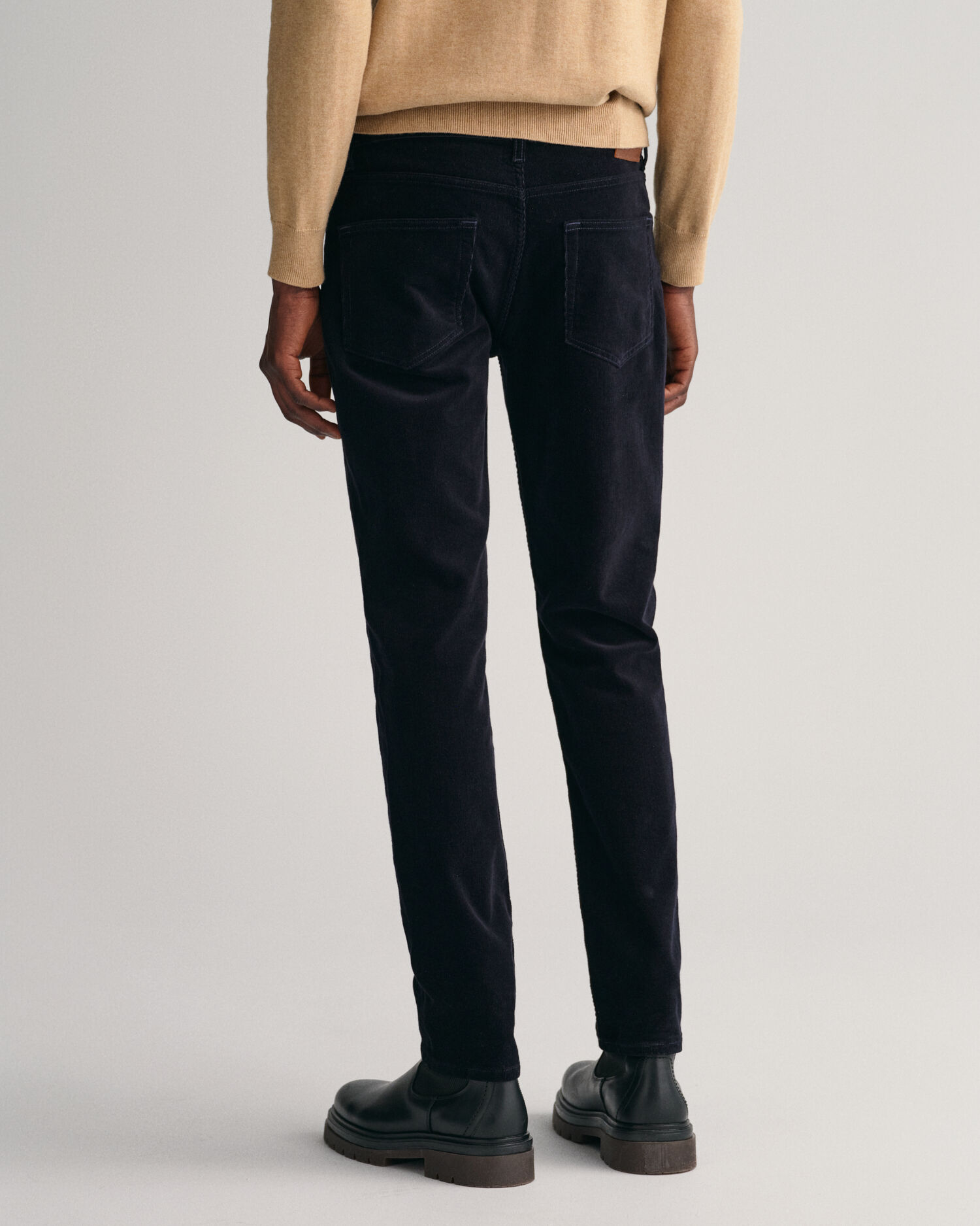 Skinny Fit Corduroy Tailored Trouser | boohoo