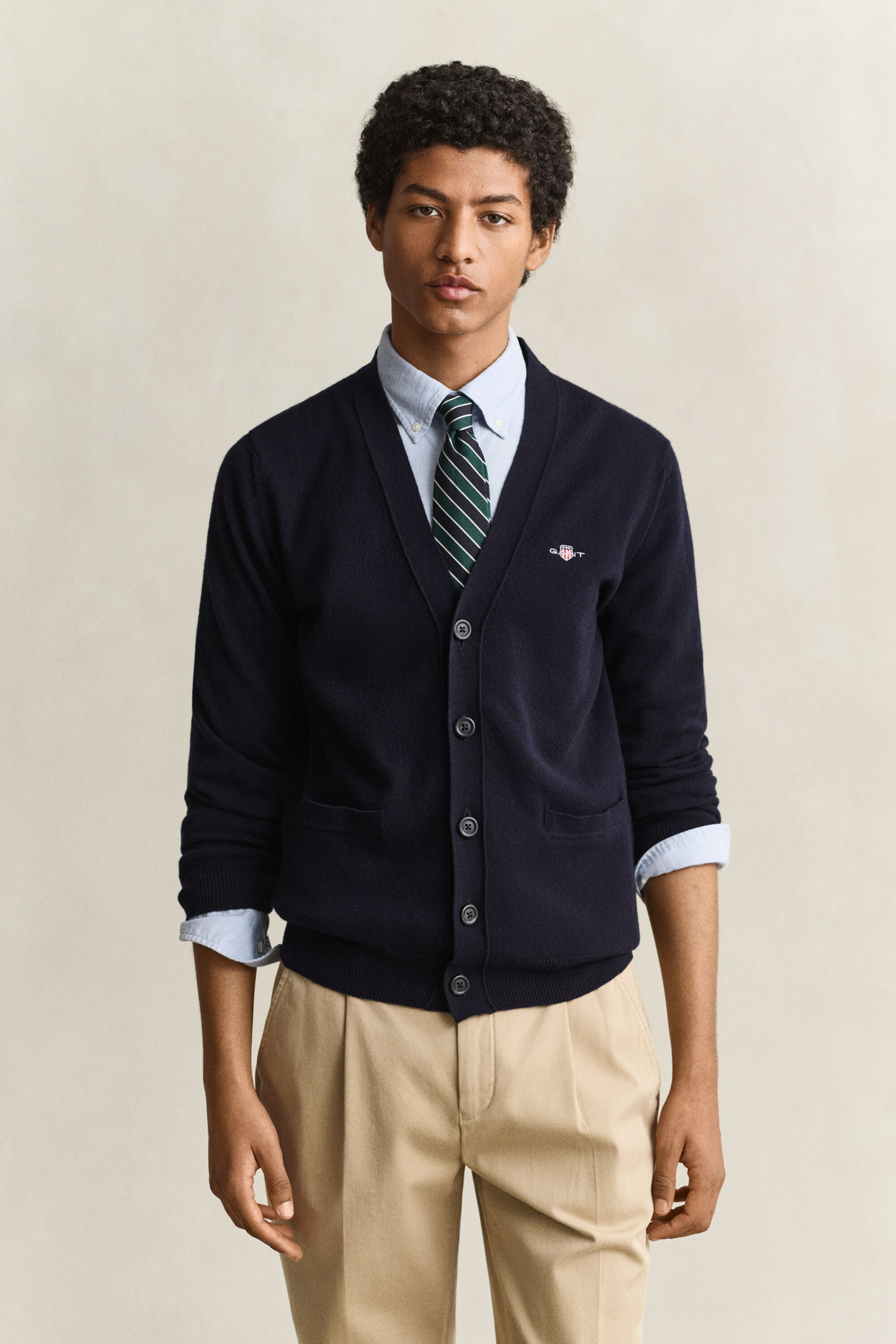 Lambswool V-Neck Cardigan