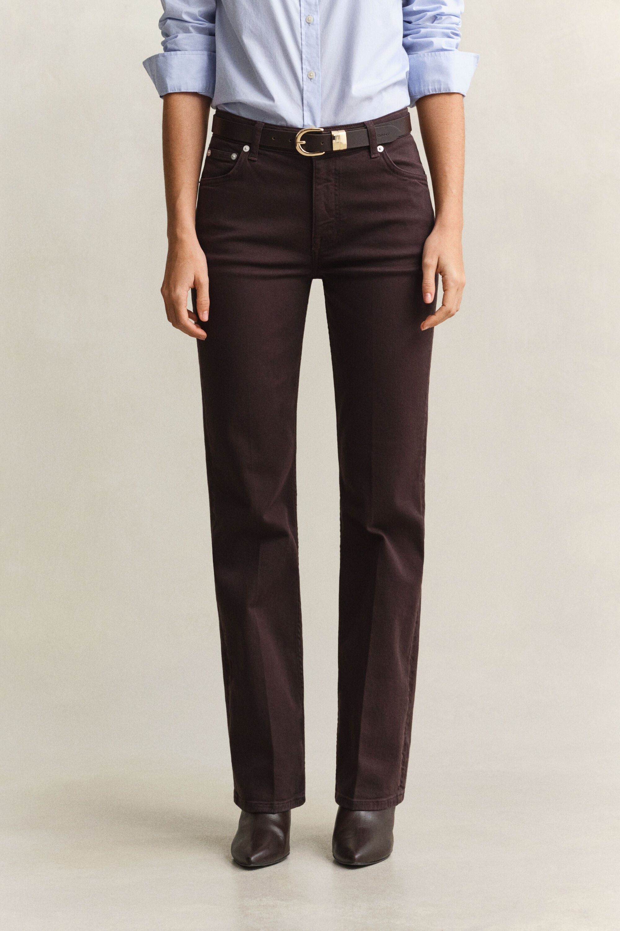 Slim Flared Color Jeans