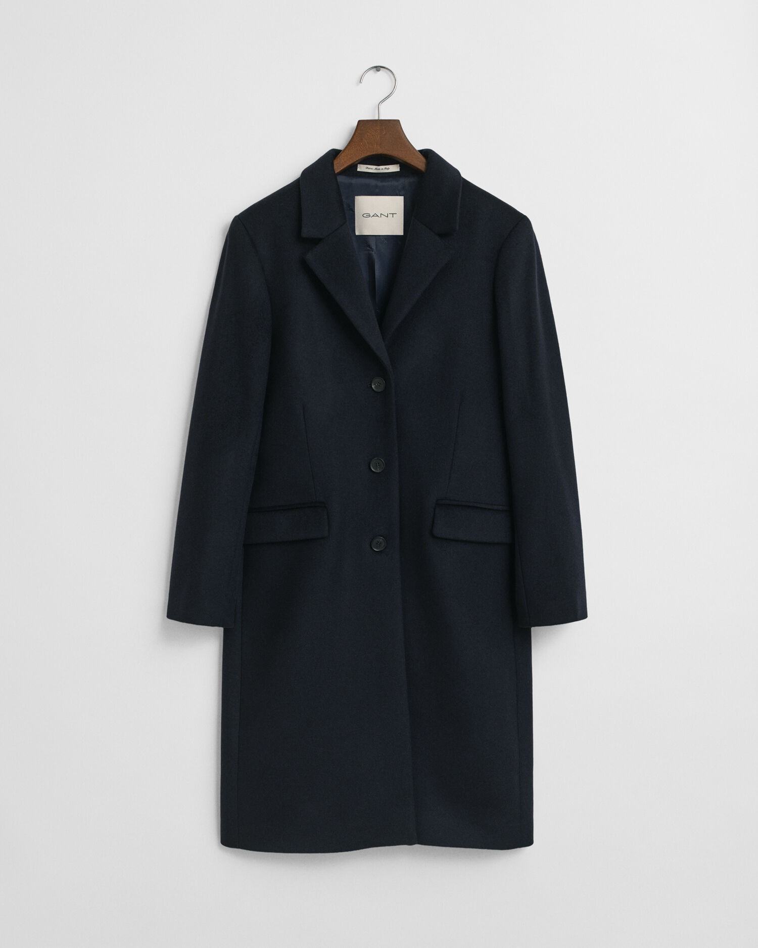 Classic Tailored Wool Blend Coat