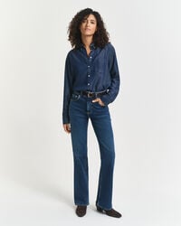 Relaxed Fit Indigo Shirt
