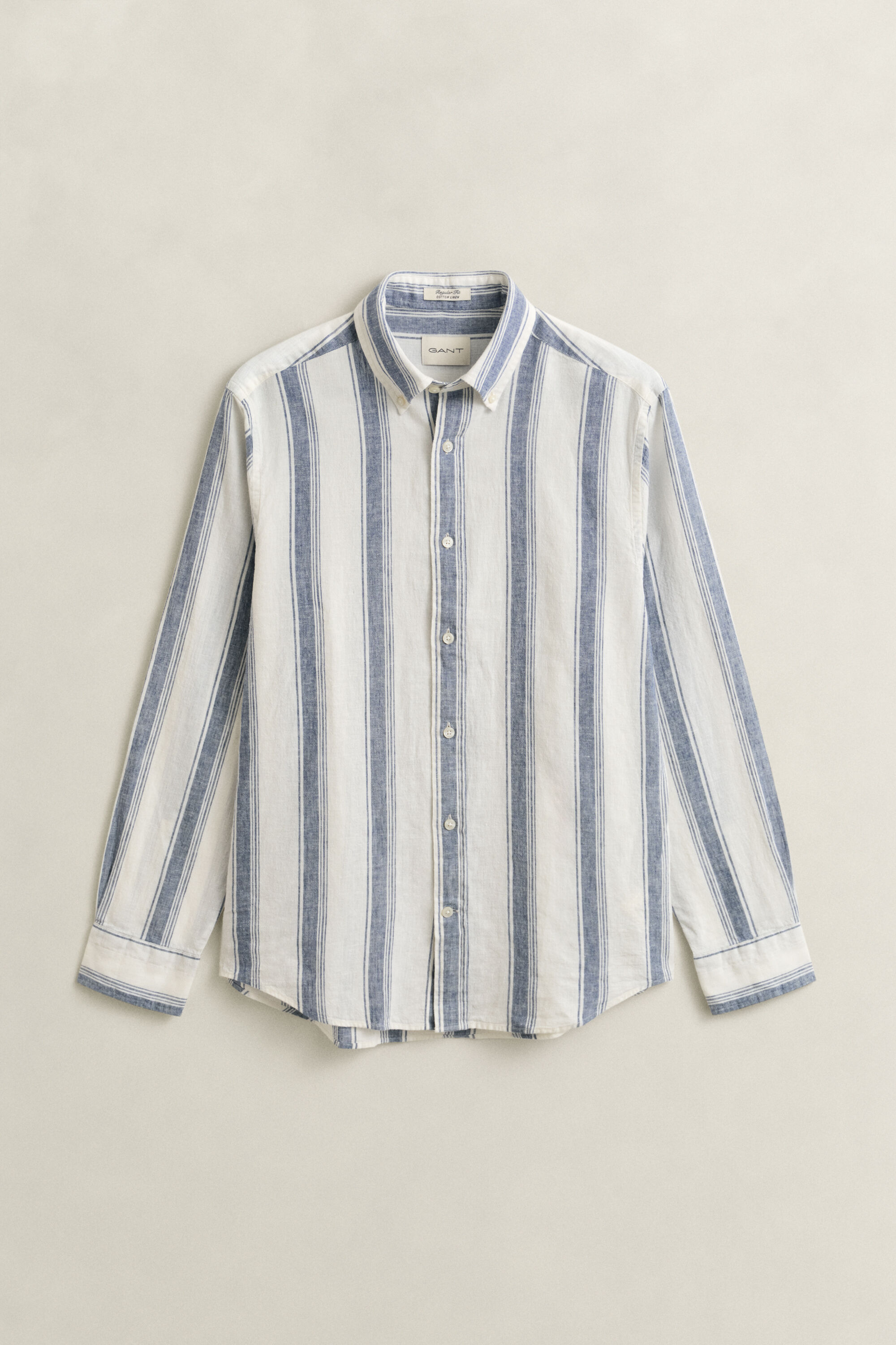 Striped Linen Blend Shirt