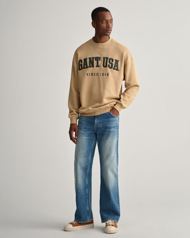 USA Graphic Crew Neck Sweatshirt