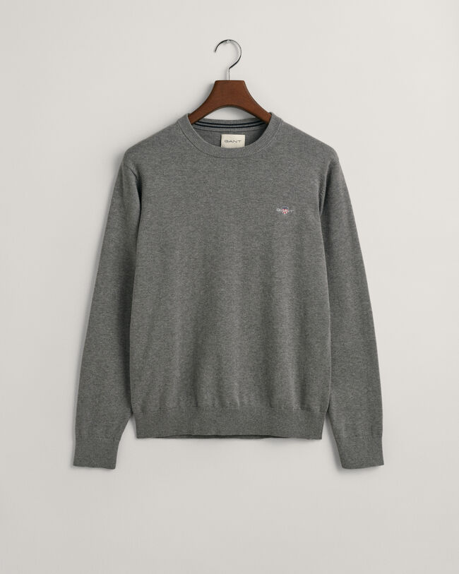 Classic Cotton Crew Neck Sweater - GANT