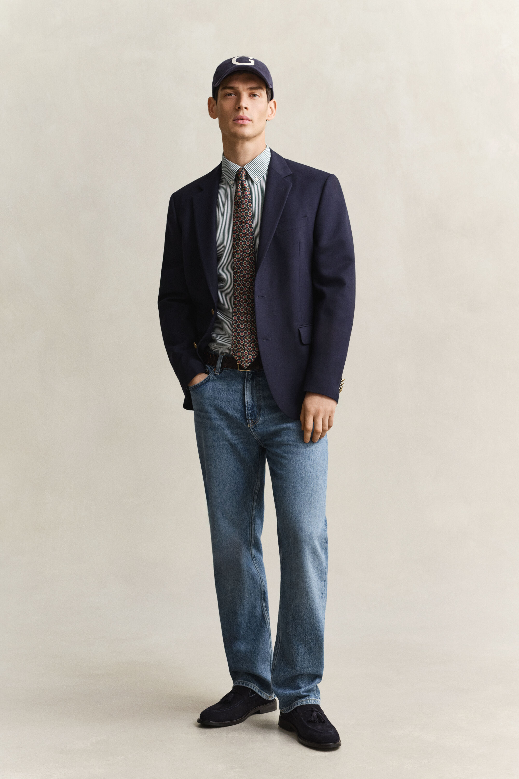 Classic Regular Striped Poplin Shirt