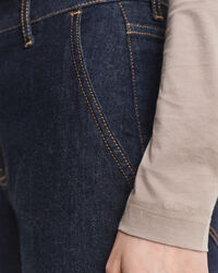 Lightweight Cotton Turtleneck Top