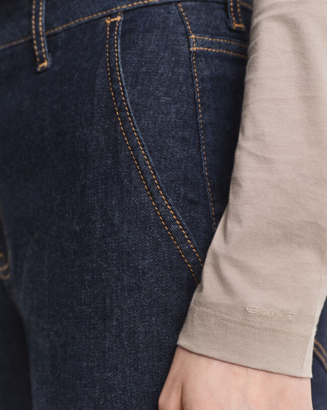 Lightweight Cotton Turtleneck Top