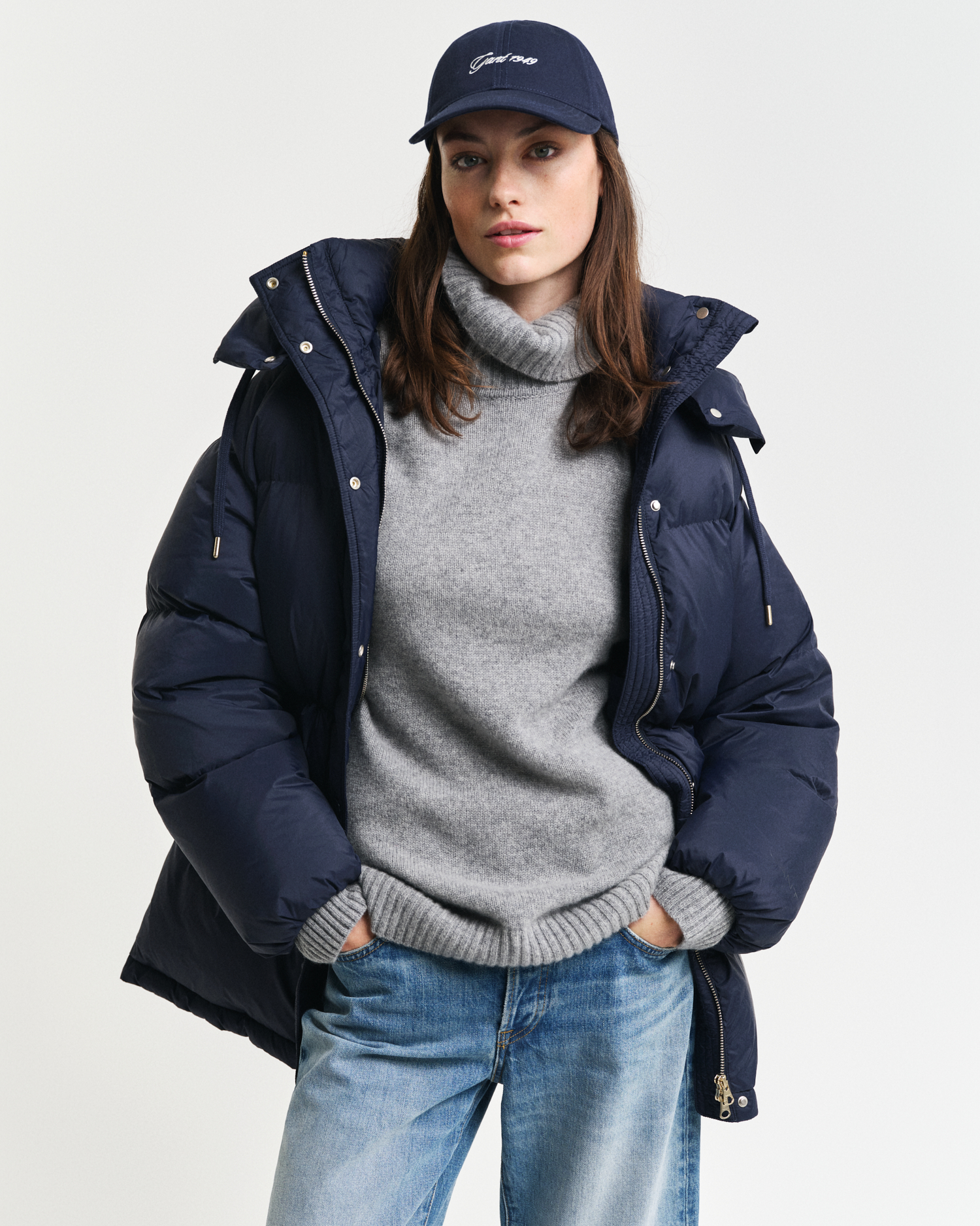 Gant winter down parka navy best sale